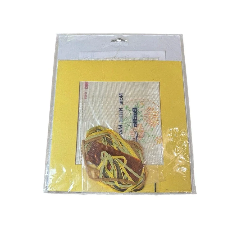 New Bucilla November Chrysanthemum Silk Ribbon Embroidery Flowers of Month Club